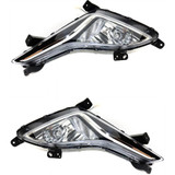 CarLights360: For 2014 2015 2016 Hyundai Elantra Fog Light Assembly w/ Bulbs CAPA Certified (CLX-M1-320-2033L-AC-CL360A1-PARENT1)