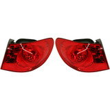 CarLights360: For 2007 2008 2009 2010 Hyundai Elantra Tail Light Assembly w/Bulbs DOT Certified (CLX-M1-320-1945L-AF-CL360A1-PARENT1)