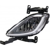 CarLights360: For 2011 2012 2013 Hyundai Elantra Fog Light Assembly withBulbs (CLX-M1-320-2026L-AQN-CL360A1-PARENT1)
