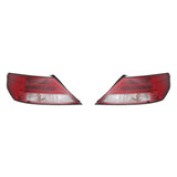 CarLights360: For 2012 2013 2014 Acura TL Tail Light Assembly w/ Bulbs (CLX-M1-326-1905L-AS4-CL360A1-PARENT1)