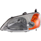 CarLights360: For 2003 Honda Civic Headlight Assembly w/ Bulbs (CLX-M1-316-1119L-AS-CL360A1-PARENT1)