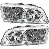 CarLights360: For 2003 2004 Volvo C70 Headlight Assembly w/ Bulbs (CLX-M1-372-1124L-AS-CL360A1-PARENT1)