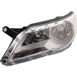 CarLights360: For 2009 2010 VOLKSWAGEN TIGUAN Headlight Assembly w/ Bulbs (CLX-M1-340-1130L-AS-CL360A1-PARENT1)