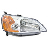 CarLights360: For 2001 2002 2003 Honda Civic Headlight Assembly w/ Bulbs (CLX-M1-316-1119L-AS-CL360A2-PARENT1)