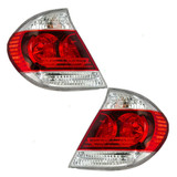 CarLights360: For 2005 2006 TOYOTA CAMRY Tail Light Assembly w/Bulbs (Black Housing) (CLX-M1-311-1986L-AS2-CL360A1-PARENT1)