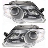 CarLights360: For 2006 2007 2008 2009 2010 VOLKSWAGEN PASSAT Headlight Assembly with Bulbs (CLX-M1-340-1120L-AS-CL360A1-PARENT1)