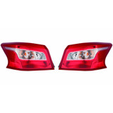 CarLights360: For 2016 2017 2018 Nissan Sentra Tail Light Assembly w/ Bulbs CAPA Certified (CLX-M1-314-1990L-AC-CL360A1-PARENT1)