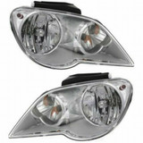 CarLights360: For 2007 2008 Chrysler Pacifica Headlight Assembly w/ Bulbs CAPA Certified (CLX-M1-332-1184L-AC-CL360A1-PARENT1)