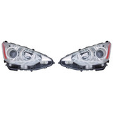 CarLights360: For 2012 2013 2014 Toyota Prius C Headlight Assembly w/Bulbs CAPA Certified (CLX-M1-311-11D4L-AC1-CL360A1-PARENT1)