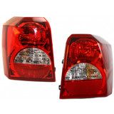 CarLights360: For 2008 2009 2010 2011 2012 Dodge Caliber Tail Light Assembly DOT Certified w/ Bulbs (CLX-M0-11-6204-90-1-CL360A1-PARENT1)