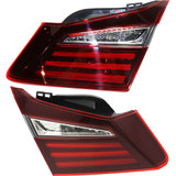 CarLights360: For 2016 2017 Honda Accord Tail Light Assembly CAPA Certified w/Bulbs (Vehicle Trim: Sedan; On Lid) (CLX-M0-17-5602-00-9-CL360A1-PARENT1)