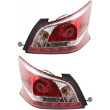 CarLights360: For 2013 Nissan Altima Tail Light Assembly DOT Certified w/Bulbs Halogen Type (Vehicle Trim: Sedan) (CLX-M0-11-6480-00-1-CL360A1-PARENT1)