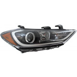 CarLights360: Fits 2017 2018 Hyundai Elantra Headlight Assembly DOT w/Bulbs Halogen w/ DRL Type (Trim: Eco; Sedan ; SE; Sedan; w/ Tech Pkg ; Value Edition; Sedan) (CLX-M0-20-9808-90-1-CL360A1-PARENT1)