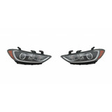 CarLights360: Fits 2017 2018 Hyundai Elantra Headlight Assembly DOT w/Bulbs Halogen w/ DRL Type (Trim: Eco; Sedan ; SE; Sedan; w/ Tech Pkg ; Value Edition; Sedan) (CLX-M0-20-9808-90-1-CL360A1-PARENT1)