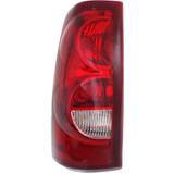 CarLights360: For 2003 Chevy Silverado 1500 Tail Light Assembly w/Bulbs - DOT Certified (CLX-M1-334-1906L-AF-CL360A1-PARENT1)