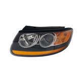 CarLights360: For 2007 2008 2009 Hyundai Santa Fe Headlight Assembly w/Bulbs Black Housing DOT Certified (CLX-M1-320-1133L-AF2-CL360A1-PARENT1)