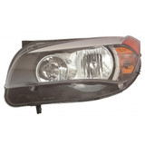 CarLights360: For 2013 2014 2015 BMW X1 Headlight Assembly w/Bulbs Black Housing DOT Certified (CLX-M1-343-1152L-AFN2-CL360A1-PARENT1)