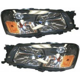 CarLights360: For 2003 2004 Subaru Forester Headlight Assembly w/ Bulbs DOT Certified (CLX-M1-319-1110L-AFD-CL360A1-PARENT1)