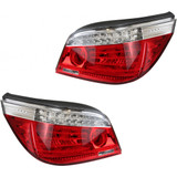 CarLights360: For 2008 2009 2010 BMW 550i Tail Light Assembly w/Bulbs (CLX-M1-443-1940L-AS-CL360A3-PARENT1)