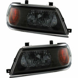 CarLights360: For 2000 MITSUBISHI MONTERO SPORT Headlight Assembly Chrome w/Bulbs (CLX-M1-313-1131L-AS3-CL360A1-PARENT1)