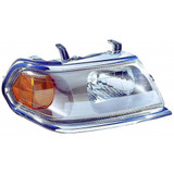 CarLights360: For 2000 MITSUBISHI MONTERO SPORT Headlight Assembly Chrome w/Bulbs (CLX-M1-313-1131L-AS3-CL360A1-PARENT1)