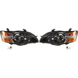 CarLights360: For 2005 Subaru Legacy Headlight Assembly w/ Bulbs Black Housing CAPA Certified (CLX-M1-319-1113L-AC2-CL360A1-PARENT1)