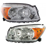 CarLights360: For 2006 2007 2008 Toyota RAV4 Headlight Assembly Chrome DOT Certified (CLX-M1-311-1197L-UF1-CL360A1-PARENT1)