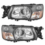 CarLights360: For 2003 2004 Subaru Forester Headlight Assembly w/ Bulbs CAPA Certified (CLX-M1-319-1110L-ACD-CL360A1-PARENT1)