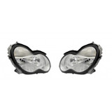 CarLights360: For 2002-2007 Mercedes-Benz C320 Headlight Assembly w/o Bulbs and Ballast HID Type (CLX-M1-339-1107L-USH-CL360A5-PARENT1)