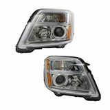 CarLights360: For 2016 2017 GMC TERRAIN Headlight Assembly Chrome w/Bulbs DOT Certified (CLX-M1-334-1161L-AFN1-CL360A1-PARENT1)