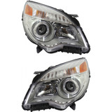 CarLights360: For 2010-2015 Chevy Equinox Headlight Assembly w/Bulbs CAPA Certified (CLX-M1-334-1158L-AC-CL360A1-PARENT1)