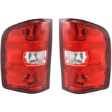 CarLights360: For 2007 08 09 2010 Chevy Silverado 1500 Tail Light Assembly w/ Bulbs DOT Certified (CLX-M1-334-1933L-AF-CL360A2-PARENT1)