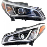 CarLights360: For 2015 2016 2017 Hyundai Sonata Headlight Assembly w/Bulbs HID Type Black Housing DOT Certified (CLX-M1-320-1153L-AFH2-CL360A1-PARENT1)
