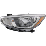 CarLights360: For 2015 2016 2017 Hyundai Accent Headlight Assembly w/Bulbs Black Housing DOT Certified (CLX-M1-320-1154L-AF2-CL360A1-PARENT1)