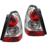 CarLights360: For 2006 2007 2008 Subaru Forester Tail Light Assembly w/ Bulbs CAPA Certified (CLX-M1-319-1908L-AC1-CL360A1-PARENT1)