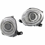CarLights360: For 2012 - 2018 Fiat 500 Headlight Assembly w/Bulbs CAPA Certified (CLX-M1-360-1101L-AC-CL360A1-PARENT1)