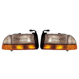 CarLights360: For 2002 2003 2004 Dodge Dakota Headlight Assembly w/Bulbs (CLX-M1-332-1130L-ASC-CL360A1-PARENT1)