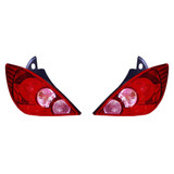 CarLights360: For 2007-2012 Nissan Versa Tail Light Assembly w/ Bulbs DOT Certified (CLX-M1-314-1960L-AF-CL360A1-PARENT1)