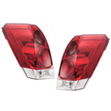 CarLights360: For 2007 2008 2009 Nissan Quest Tail Light Assembly with Bulbs (CLX-M1-314-1961L-AS-CL360A1-PARENT1)
