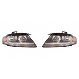 CarLights360: For 2010 2011 2012 Audi S4 Headlight Assembly w/Bulbs Black Housing (CLX-M1-345-1114L-AS2-CL360A2-PARENT1)