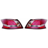 CarLights360: For 2013 Nissan Altima Tail Light Assembly w/ Bulbs DOT Certified (CLX-M1-314-1978L-AF-CL360A1-PARENT1)