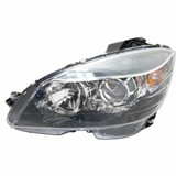 CarLights360: For 2008 09 10 2011 Mercedes-Benz C63 AMG Headlight Assembly w/Bulbs Black Housing (CLX-M1-339-1130L-ASN2-CL360A5-PARENT1)