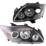 CarLights360: For 2008 2009 2010 Scion tC Headlight Assembly Black Housing DOT Certified (CLX-M1-311-11A7L-UF2-CL360A1-PARENT1)
