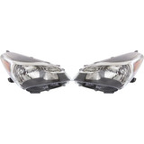 For Toyota Yaris Headlight 2015 2016 2017 | Hatchback | Projector | Daytime Running Lamp | w/ LED | SE (CLX-M0-312-11F5L-US2-CL360A50-PARENT1)