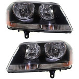 For Dodge Avenger Headlight Assembly 2008 09 10 11 12 2013 RT Model (CLX-M0-334-1124L-AS2-CL360A50-PARENT1)