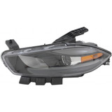 For Dodge Dart Headlight Assembly 2016 Halogen Code LMC MFA Black Bezel CAPA (CLX-M0-334-1136L-ACN2-CL360A50-PARENT1)