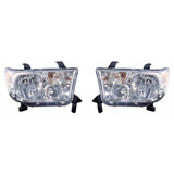 For Toyota Sequoia Headlight Assembly 2008-2014 w/o Level Adjuster (CLX-M0-312-11A3L-AS-CL360A51-PARENT1)