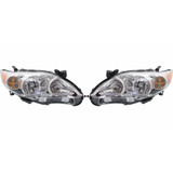 For Toyota Corolla Headlight Assembly 2011 2012 2013 Chrome Base/CE/LE (CLX-M0-312-11C5L-AS1-CL360A50-PARENT1)