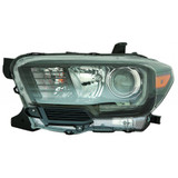 For Toyota Tacoma Headlight Assembly 2017 2018 2019 w/ LED Foglamps Black Bezel (CLX-M0-312-11AEL-ASN2N-CL360A50-PARENT1)