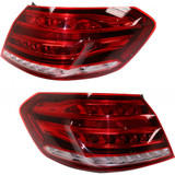 For Mercedes-Benz E250 / E300 / E350 / E400 / E550 / E63 AMG Sedan Outer Tail Light Assembly 2015 2016 CAPA (CLX-M0-340-1914L-AC2-CL360A50-PARENT1)